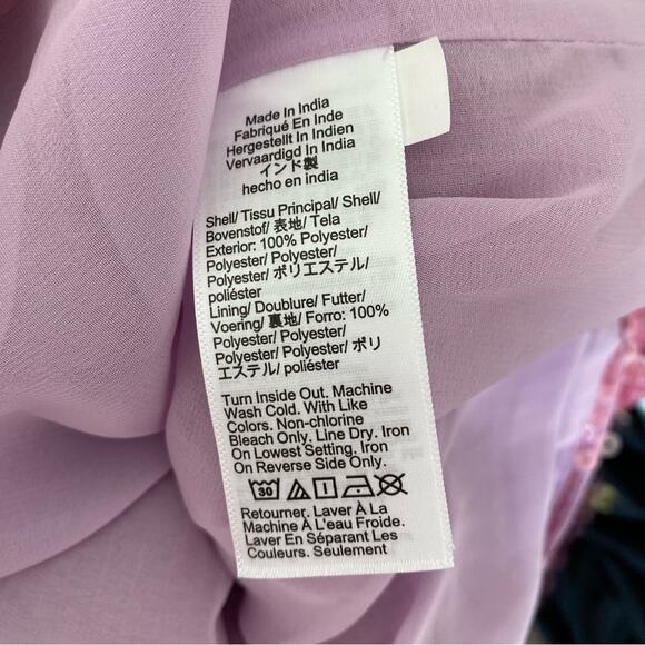 J. Crew Collection Pink Sequin Shell Blouse Lined size Large - Picture 8 of 10